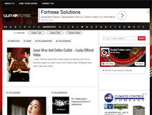 Tablet Screenshot of guitartutee.com